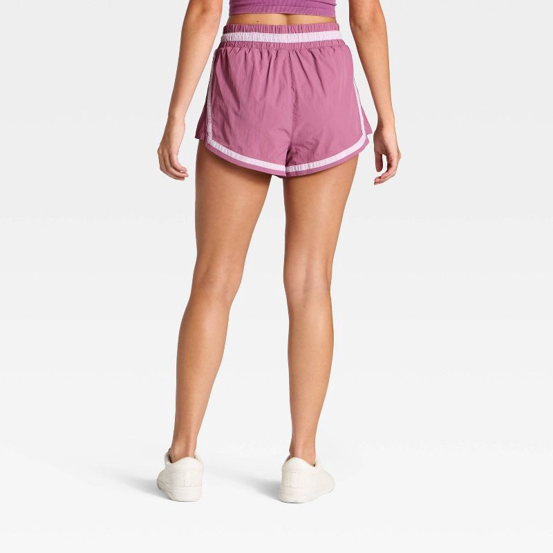 slide 2 of 3, Women's High-Rise Woven Shorts - JoyLab™ Purple XXS, 1 ct