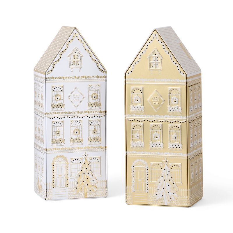 slide 3 of 4, M&S Light up Christmas Biscuit Cookies Tin - 4.41oz (Colors May Vary), 4.41 oz