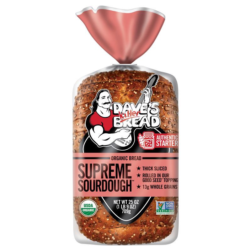 slide 1 of 15, Dave's Killer Bread Organic Sourdough Bread - 24oz, 24 oz