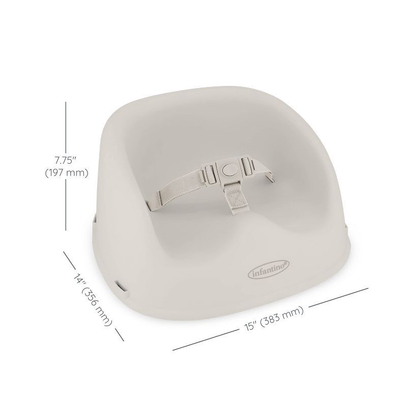 slide 7 of 7, Infantino Simply Modern Booster Seat - Beige, 1 ct