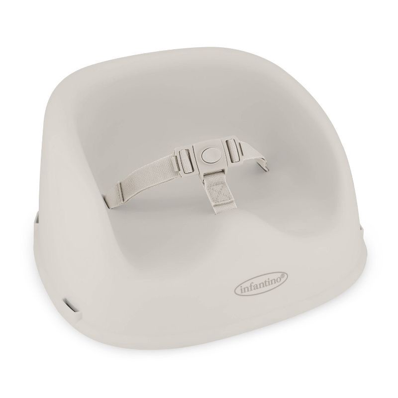 slide 1 of 7, Infantino Simply Modern Booster Seat - Beige, 1 ct
