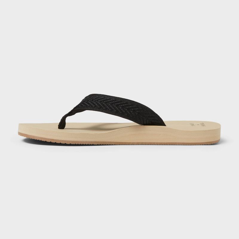 slide 2 of 4, Women's Nico Sandals with Memory Foam Insole - Shade & Shore™ Black 6, 1 ct