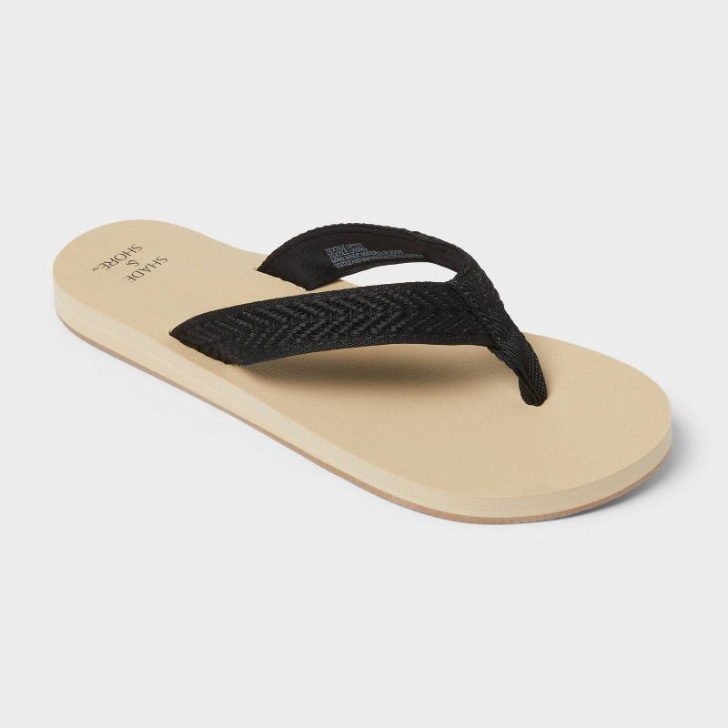 slide 1 of 4, Women's Nico Sandals - Shade & Shore™ Black 9, 1 ct