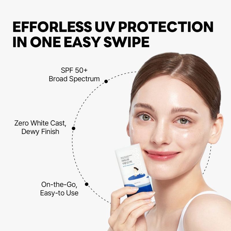 slide 3 of 10, Round Lab Birch Juice Moisturizing UV-Lock Sun Stick, 1 ct