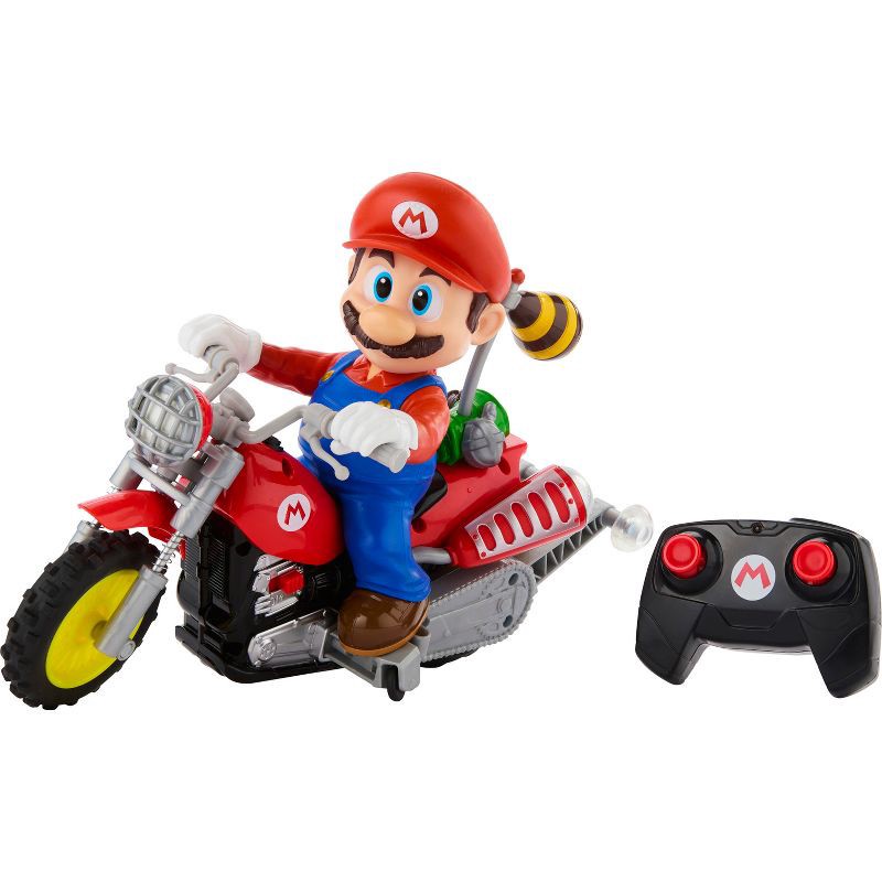 slide 1 of 6, Hot Wheels RC Mario Wheelie Motocross RC Remote-Controlled Battery-Powered Vehicle, 1 ct