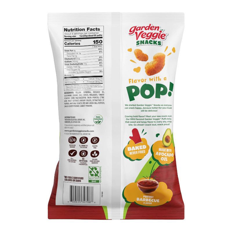 slide 2 of 12, Sensible Portions Garden Veggie Puffs BBQ with Avocado Oil - 3.75oz, 3.75 oz