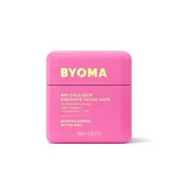 BYOMA Bio-Collagen Radiance Facial Mask - 2.02 fl oz: Anti-Aging, Vegan, Suitable for Combination Skin