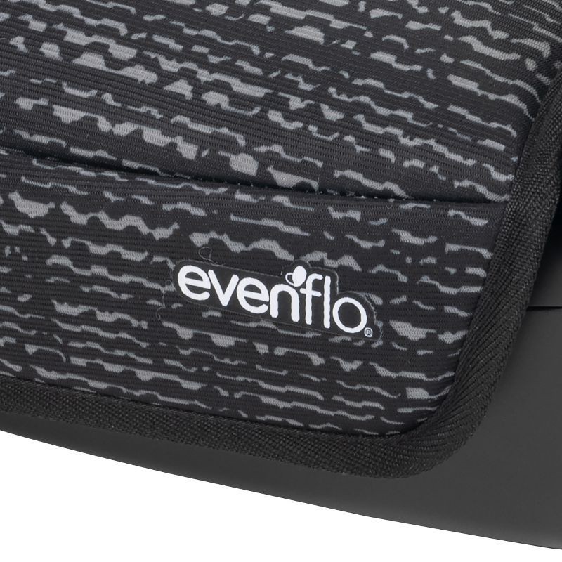 slide 5 of 7, Evenflo GoTime No Back Booster Car Seat - Static Black, 1 ct