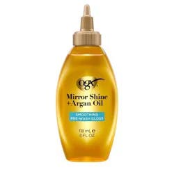 OGX Mirror Shine + Argan Oil Smoothing Pre-Wash Hair Gloss - 4 fl oz