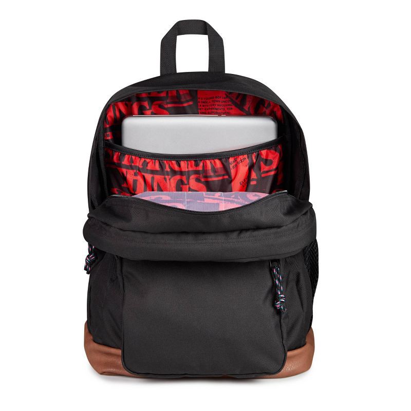 slide 6 of 8, JanSport 34L Cool Student 17.5" Stranger Things Upside Down Backpack - Black, 34 liter