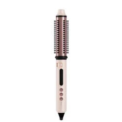 FHI Heat SwiftStyler Retractable Speed Styler Heating Curling Brush - Light Pink - 1"x1"