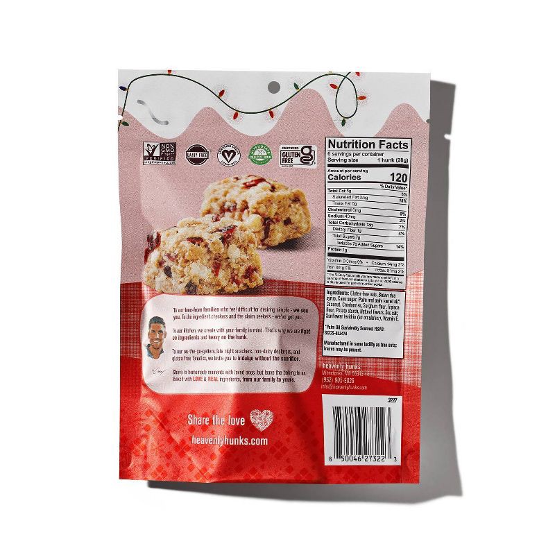slide 2 of 7, Heavenly Hunks Holiday Cranberry White Chip Cookie Bites - 6oz, 6 oz