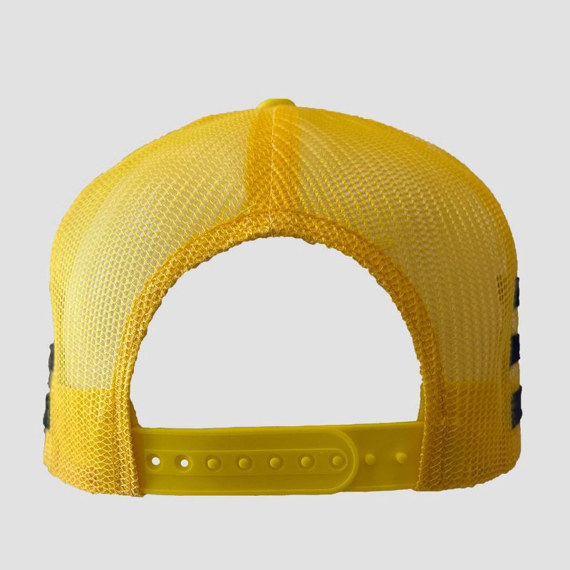 slide 2 of 3, Men's Stranger Things Dustin Trucker Hat - Yellow/Black, 1 ct