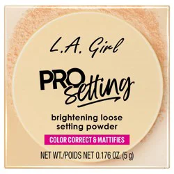 L.A. Girl Pro Setting Brightening Loose Powder - - 0.176oz: For Normal, Oily, Combination Skin
