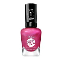 Sally Hansen Miracle Gel Nail Polish - Supercharged Pinks Collection - Berry Best Effort - 0.5 fl oz: Nail Care, Shimmer Finish