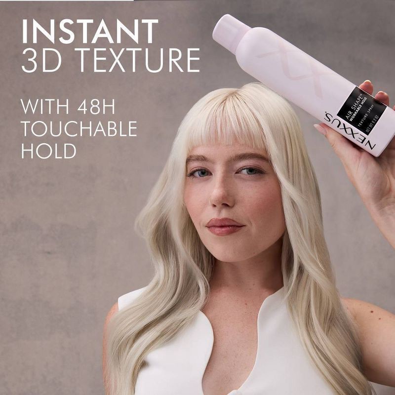 slide 7 of 10, Nexxus Texture Spray - Air Shape - Workable Hold - 6.2oz, 6.2 oz