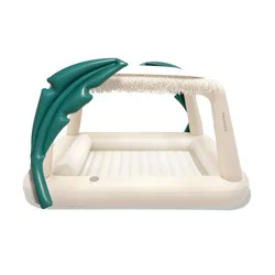 MINNIDIP Tanning Pool and Canopy Float - Oasis Palms Cabana '26 Resort Collection