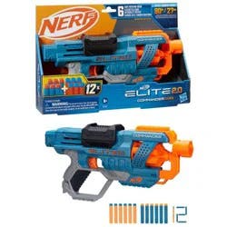 NERF Elite 2.0 Commander RD 6 Toy Blaster