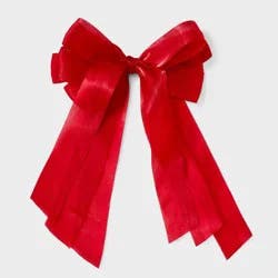 Organza Triple Bow Hair Barrette - Wild Fable™ Red
