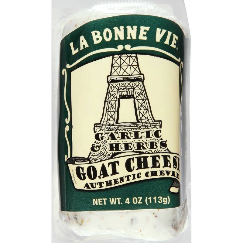 slide 1 of 1, La Bonne Vie Garlic & Herb Goat Cheese - 4oz, 4 oz