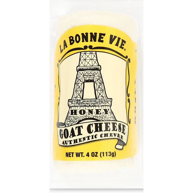 slide 1 of 2, La Bonne Vie Honey Goat Cheese Log - 4oz, 4 oz