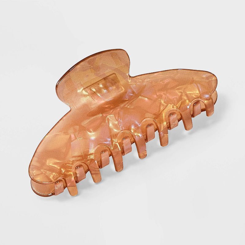 slide 3 of 4, Claw Clip Hair Twister and Headband Set 3 pc - A New Day™ Brown, 3 ct