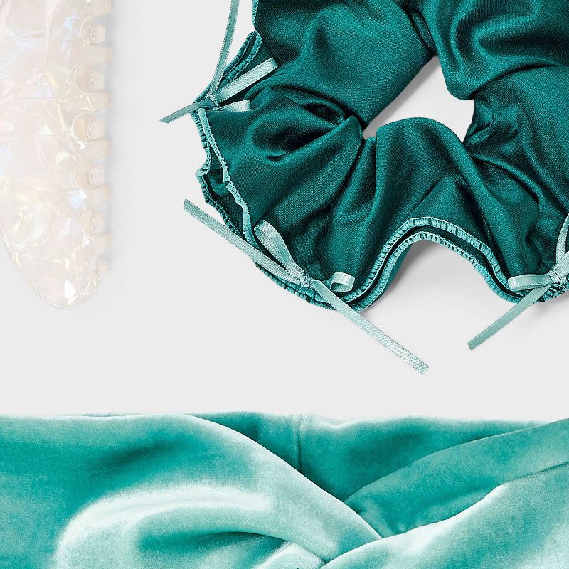 slide 4 of 4, Claw Clip Hair Twister and Headband Set 3 pc - A New Day™ Teal, 3 ct