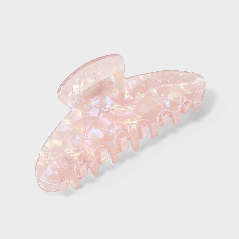 slide 3 of 4, Claw Clip Hair Twister and Headband Set 3 pc - A New Day™ Pink, 3 ct