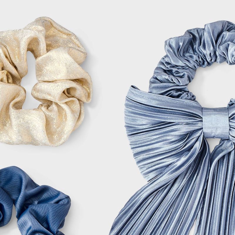 slide 3 of 3, Hair Twister Set 3 pk - A New Day™ Blue, 3 ct