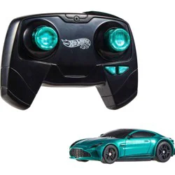 Hot Wheels Report Control 1:64 Scale Aston Martin Vantage Vehicle Battery-Powered Remote-Control Race Toy Car