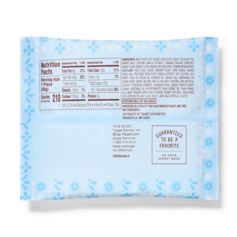 slide 2 of 3, Easter Individual Milk Chocolate Dipped Graham with Carrot Marshmallow - 1.58oz - Favorite Day™, 1.58 oz