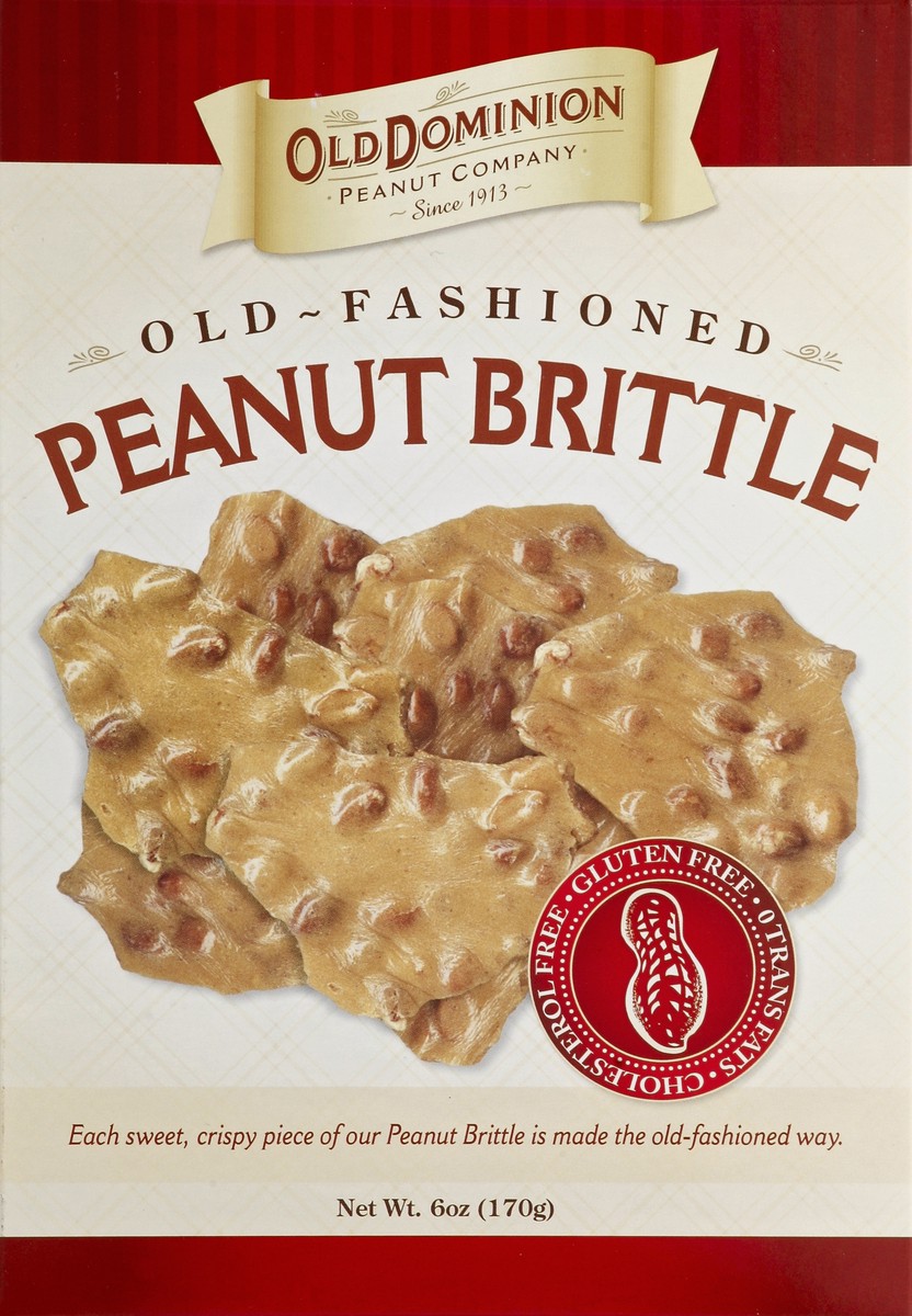 slide 2 of 5, Old Dominion Peanut Brittle, Old-Fashioned, 6 oz