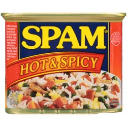 SPAM Hot & Spicy Canned Meat 12 oz. Pull-Top Can