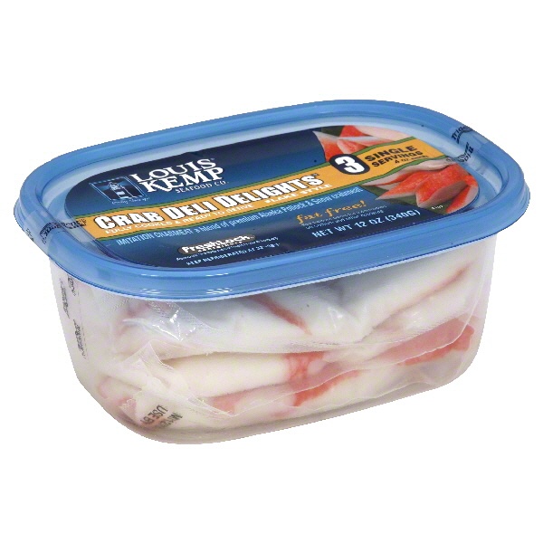Louis Kemp Crab Deli Delights Imatation Crabmeat Flake Style 12 oz Shipt