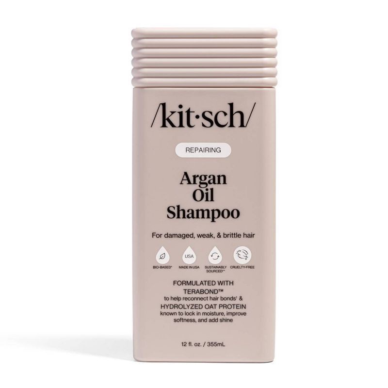 slide 1 of 9, Kitsch Repairing Argan Oil Shampoo - 12oz, 12 oz