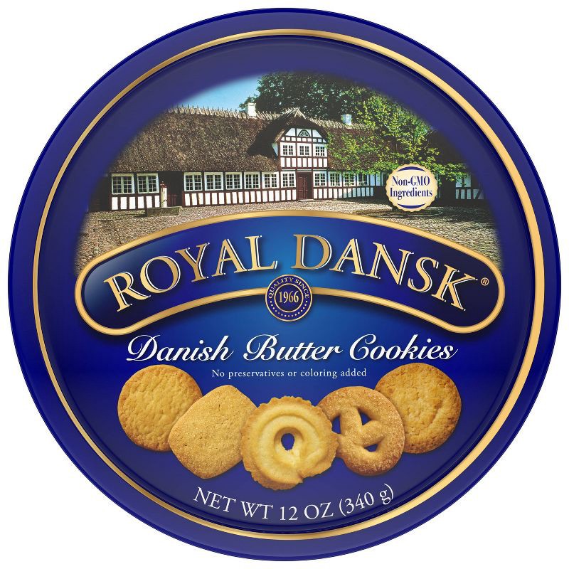 slide 6 of 10, Royal Dansk Danish Butter Holiday Cookies - 12oz, 12 oz