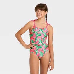 Girls' Watermelon Toss One Piece Swimsuit - Cat & Jack™ Pink M