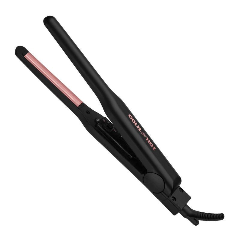 slide 1 of 8, Gold N Hot 1/2" Ceramic Root Straightener, 1 ct