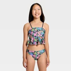 Girls' Floral Blossom Tankini Set - art class™ XL
