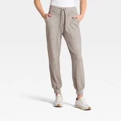 Women's High-Rise Knit Joggers - Universal Thread™ Heather Gray S