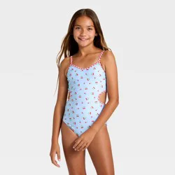 Girls' Cherry Pie One Piece Swimsuit - art class™ XL