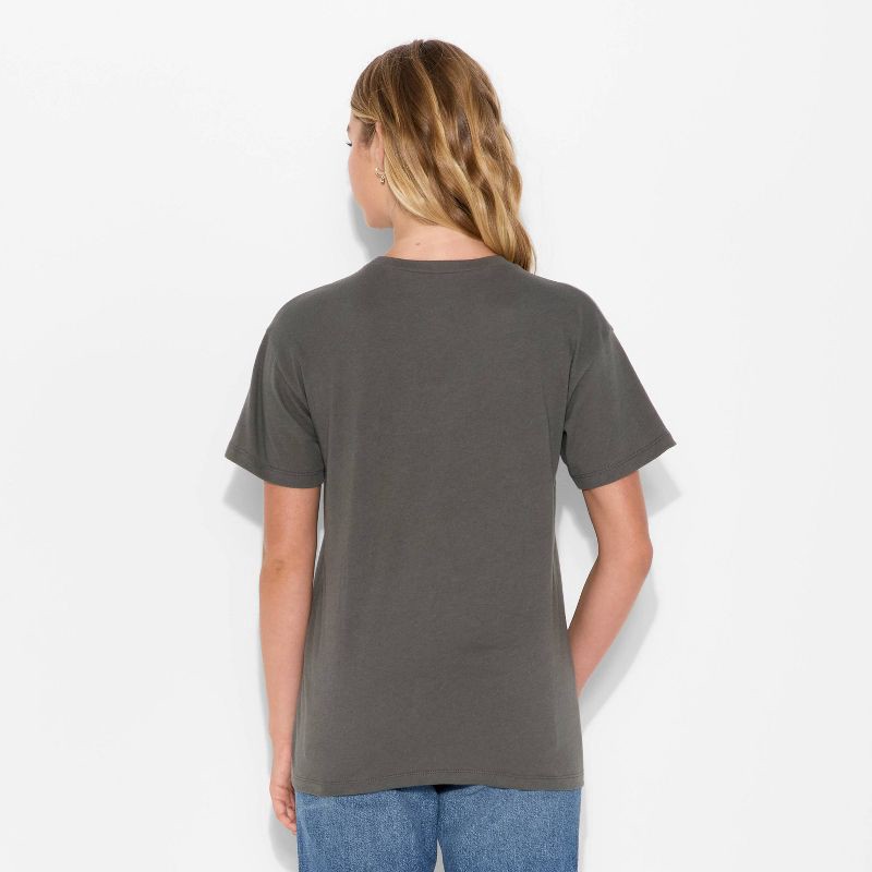 slide 3 of 3, Grayson Threads Women's Literally Just a Girl Short Sleeve Graphic T-Shirt - Dark Gray XS, 1 ct