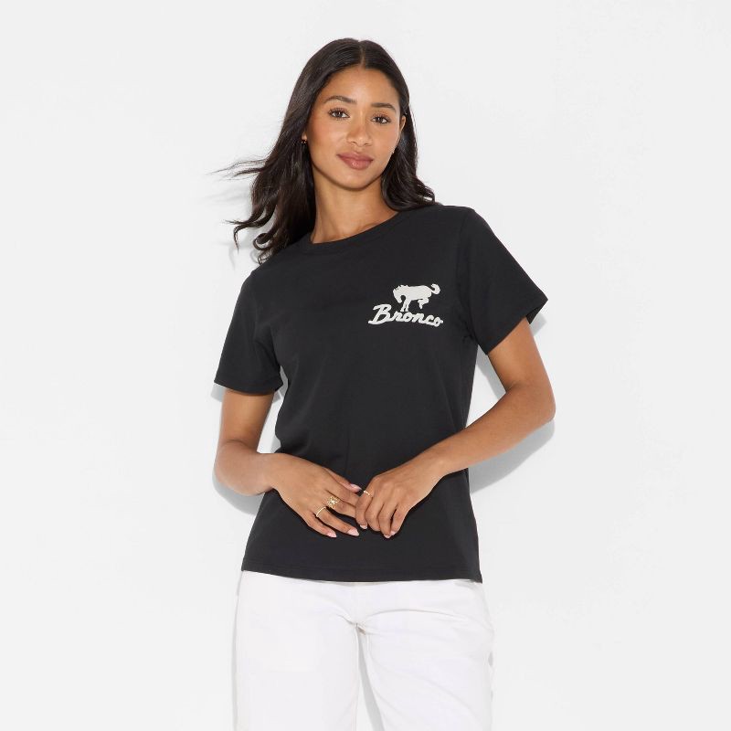 slide 2 of 4, Women's Ford Bronco Short Sleeve Graphic T-Shirt - Black XXL, 1 ct