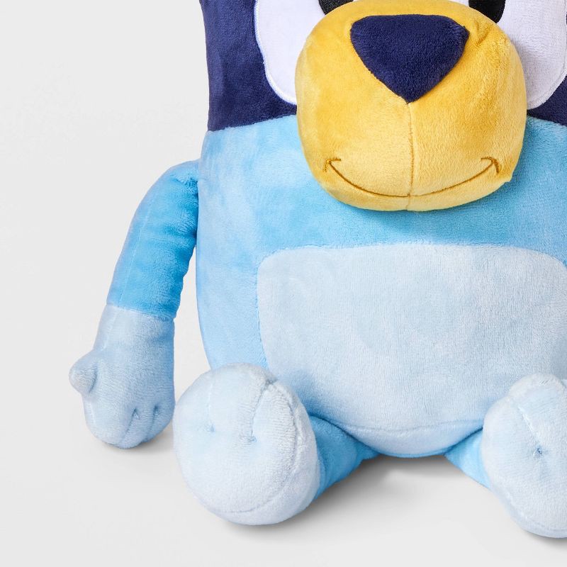 slide 4 of 4, Kids' Bluey Plush Backpack - Blue, 1 ct