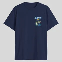 Miller Men's Keystone Light Graphic T-Shirt - Navy Blue XL
