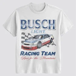 Men's Anheuser-Busch Light Racing Graphic T-Shirt - White M