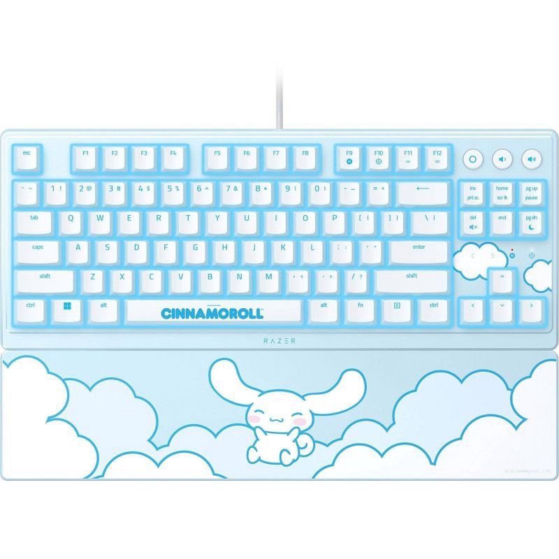 slide 1 of 9, Razer Ornata V3 Tenkeyless Low Profile Gaming Keyboard US Layout - Cinnamoroll Edition, 1 ct