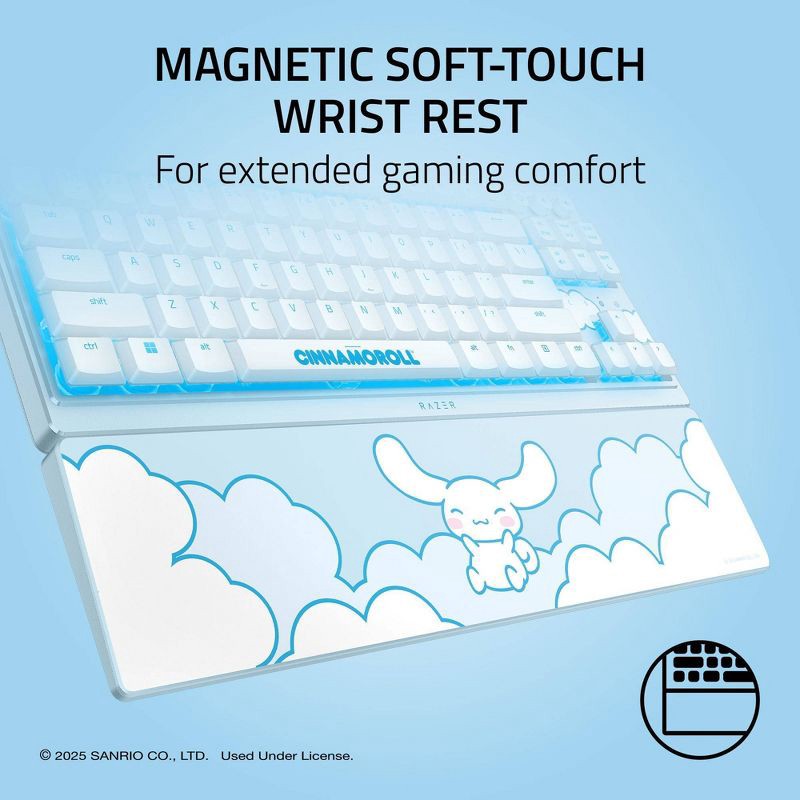 slide 6 of 9, Razer Ornata V3 Tenkeyless Low Profile Gaming Keyboard US Layout - Cinnamoroll Edition, 1 ct