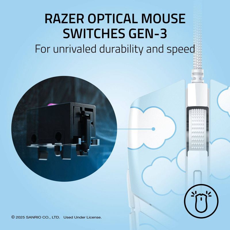 slide 3 of 9, Razer Cobra Customizable Gaming Mouse - Cinnamoroll Edition, 1 ct