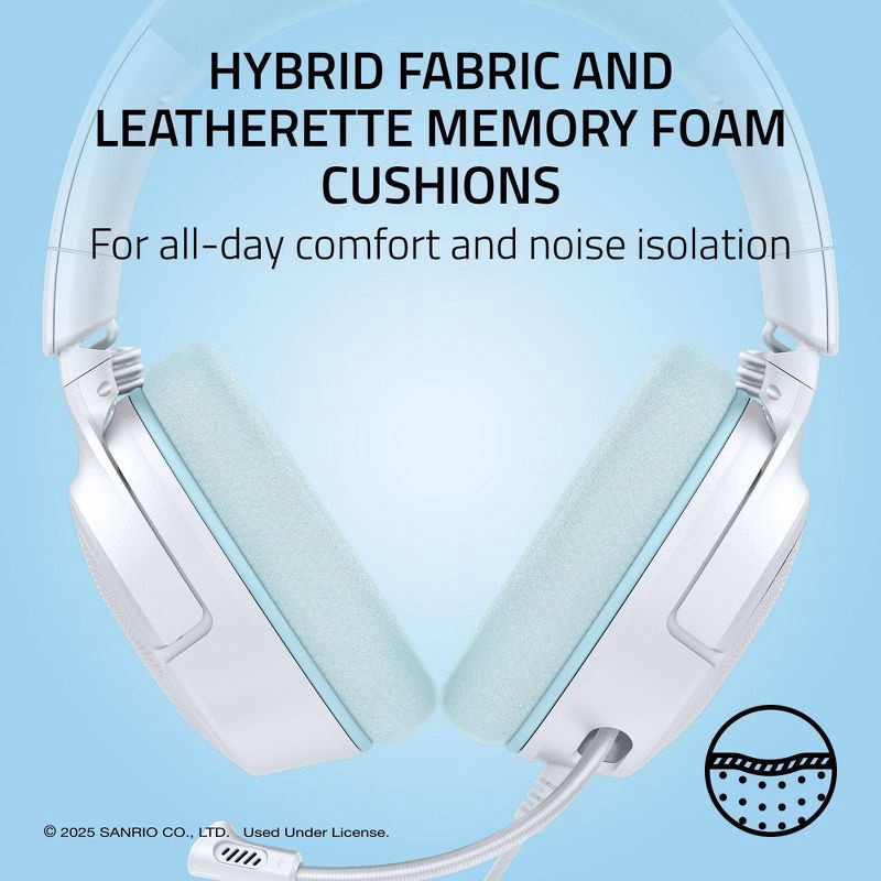 slide 5 of 9, Razer Kraken V4 X Wired Gaming Headset - Cinnamoroll Edition, 1 ct